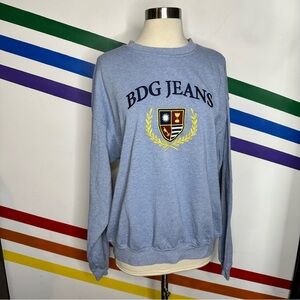 NEW BDG Jeans Logo Embroidered sweatshirt size S/M